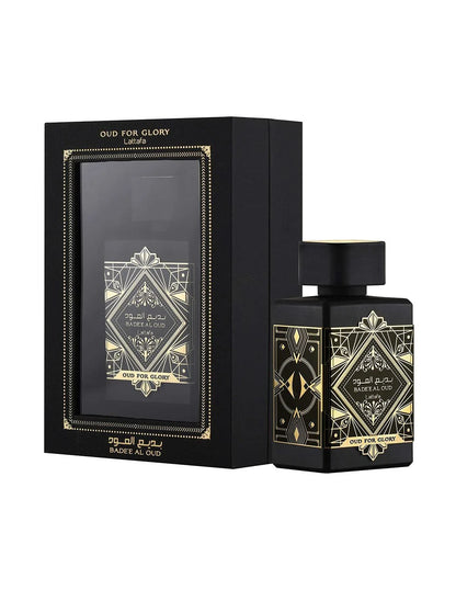 🔥 Bade’e Al Oud For Glory de Lattafa – Perfume Intenso, Amaderado y Poderoso